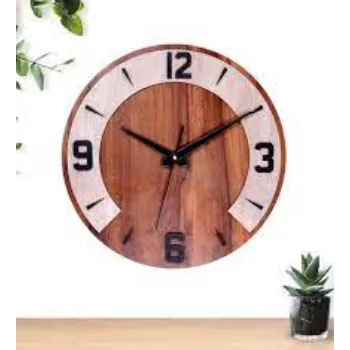  Enterprise Designer and Stylish Round Wooden Wall Clock